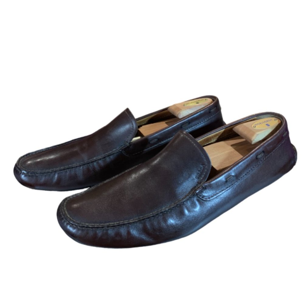 Prada Leather Driving Loafers